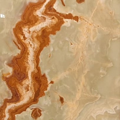 Verde Onyx – Hochwertiger, transluzenter Naturstein mit einzigartiger Maserung, ideal für luxuriöse Innenraumgestaltung.