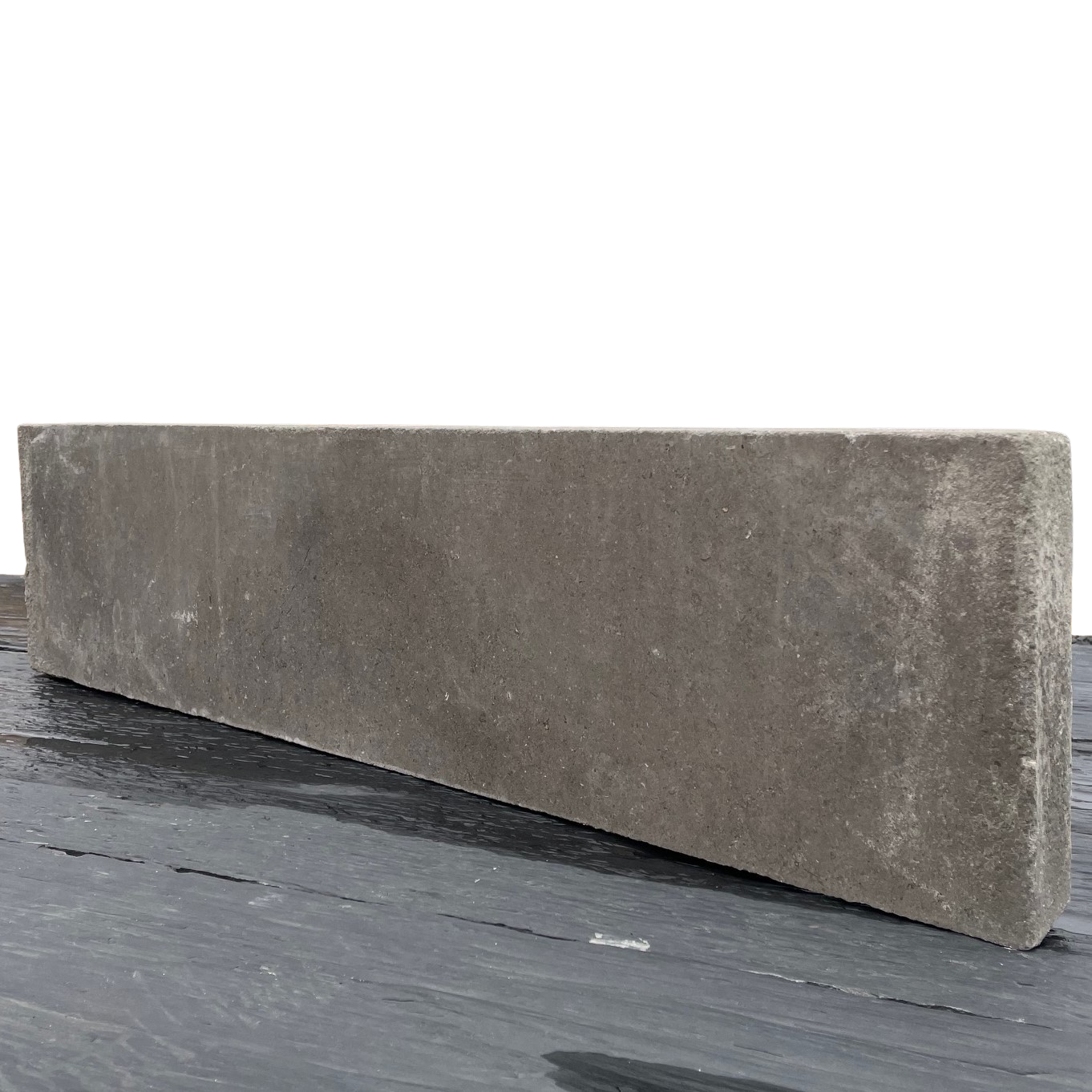 Kalkstein Kantenstein Alexandria 6x25x100 cm grau-bräunlich – Hochwertiger Naturstein für präzise und elegante Einfassungen