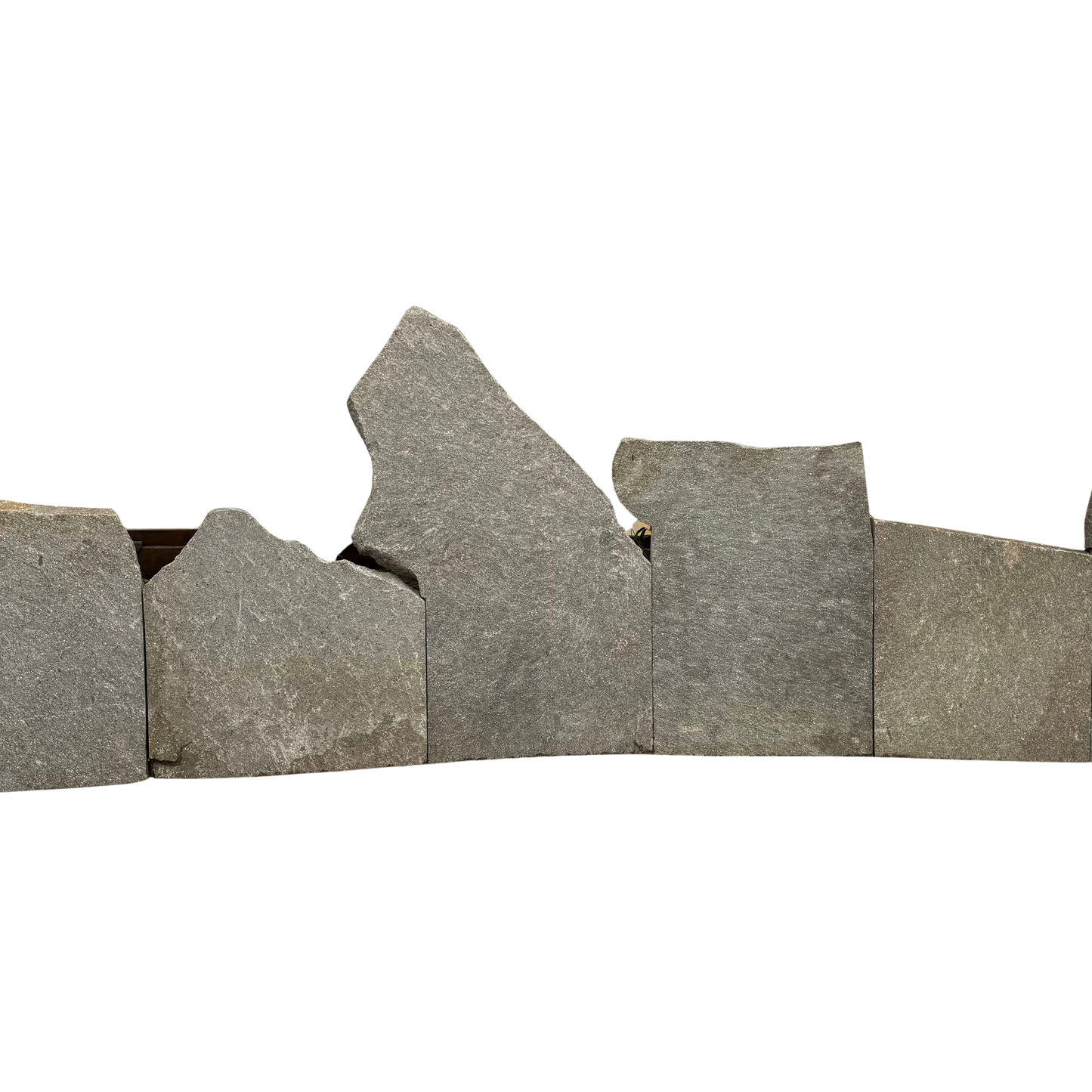 Porphyr Trient Giant Trittpflaster in rot-braun-bunt – Spaltraues Natursteinpflaster mit unregelmäßigen Kanten für den Außenbereich