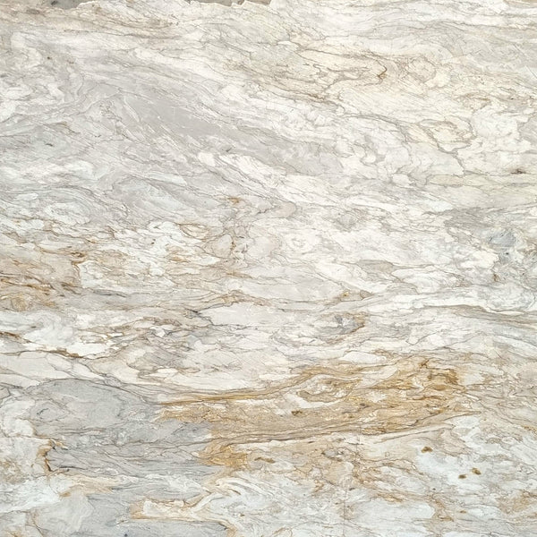 Boreal Quarzit – Hochwertiger Naturstein mit grüner, weißer und goldener Maserung, perfekt für luxuriöse Innenraumgestaltung.







