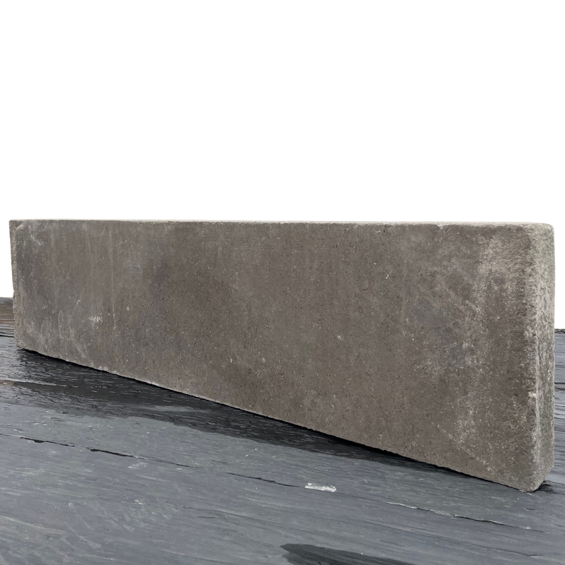 Kalkstein Kantenstein Alexandria 6x25x100 cm grau-bräunlich – Hochwertiger Naturstein für präzise und elegante Einfassungen